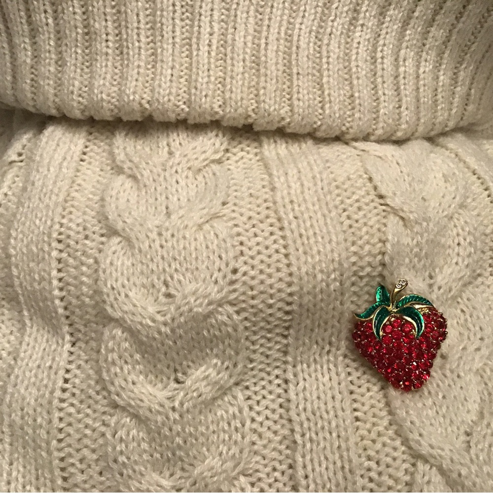 Strawberry Brooch